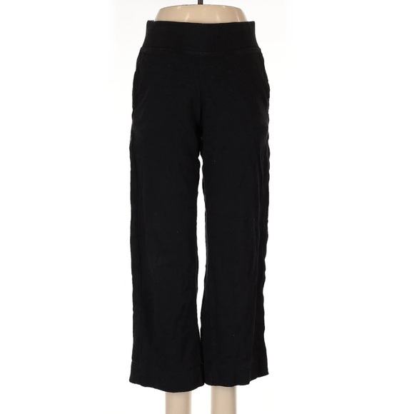 Pact Wide Leg Airplane Pant 100% organic cotton Flat Front cropped pant small - Picture 1 of 5